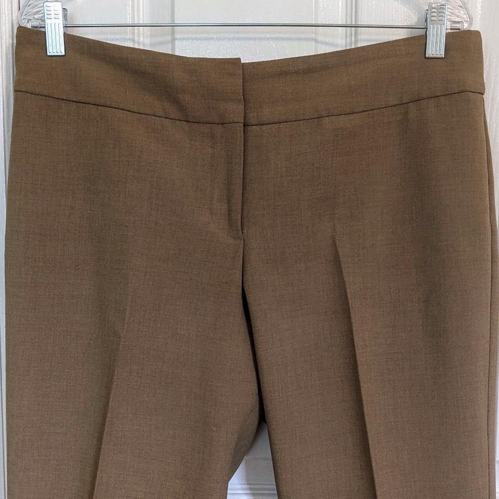 Talbots Petite Dress Pants Size 12P Curvy Fit Hazelnut Straight Leg